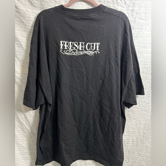 Fresh Cut David Gonzales Art Men’s Black Cotton Short Sleeve Graphic Tee 3XL - Picture 8 of 8